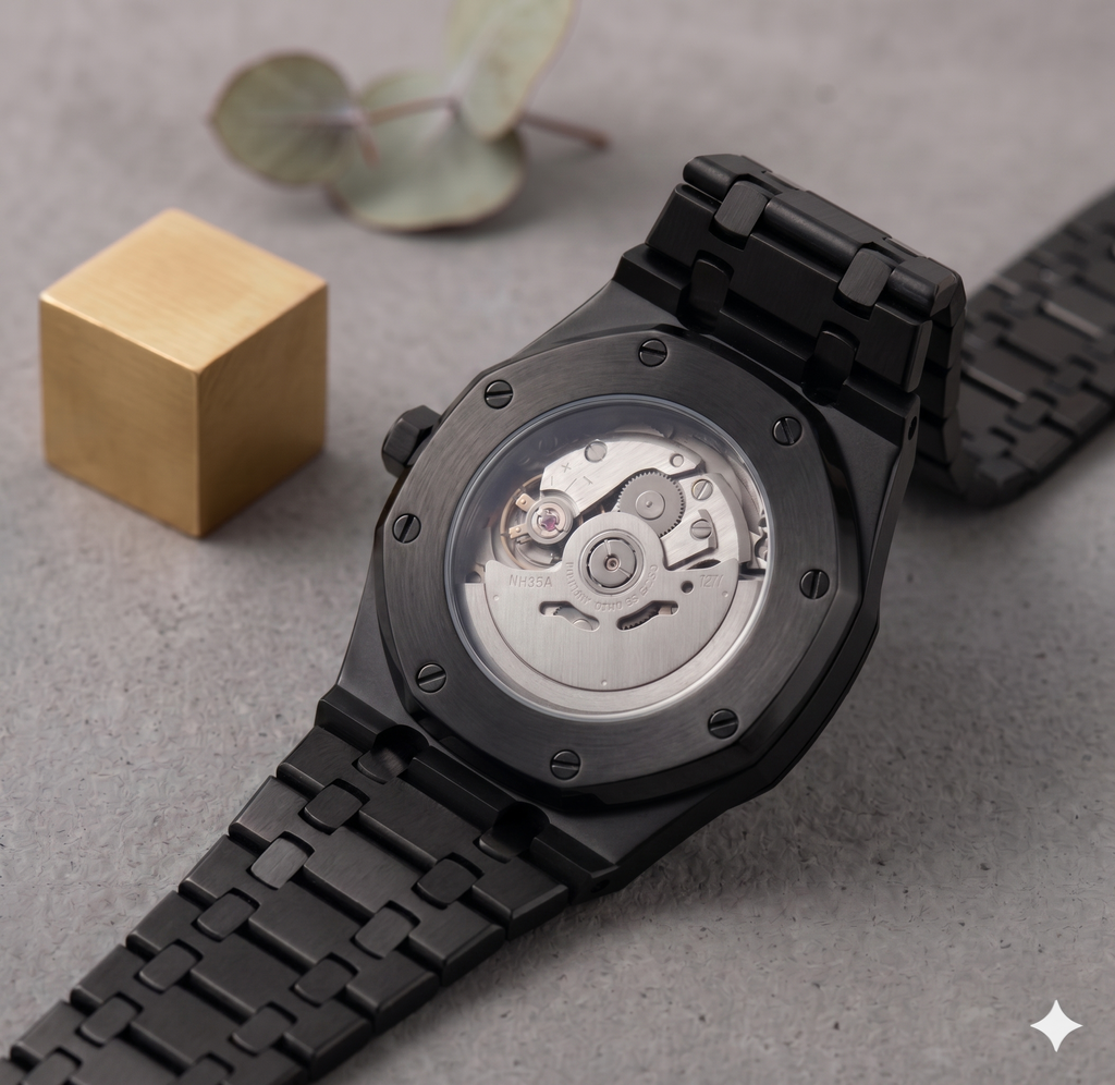 Royal Seikoak | Black Skeleton
