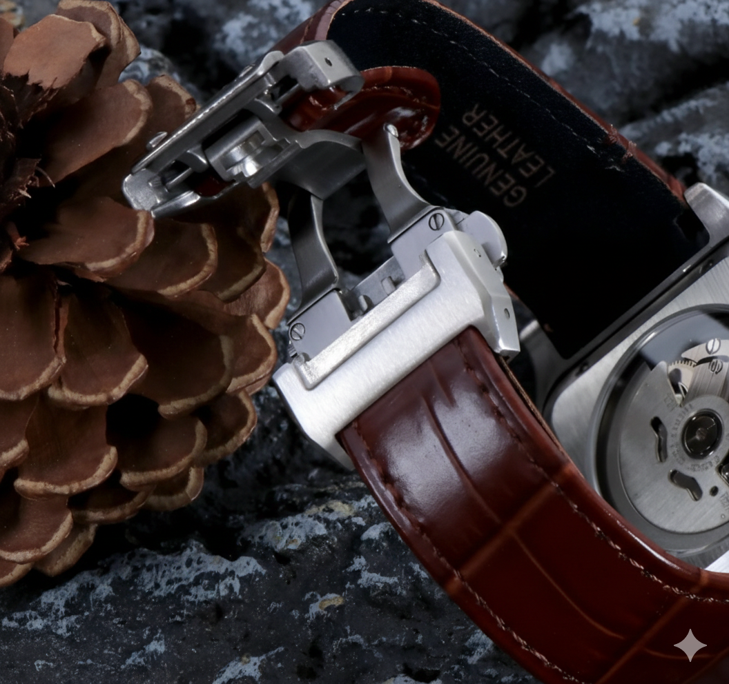 Santeiko | Gold - Brown Leather