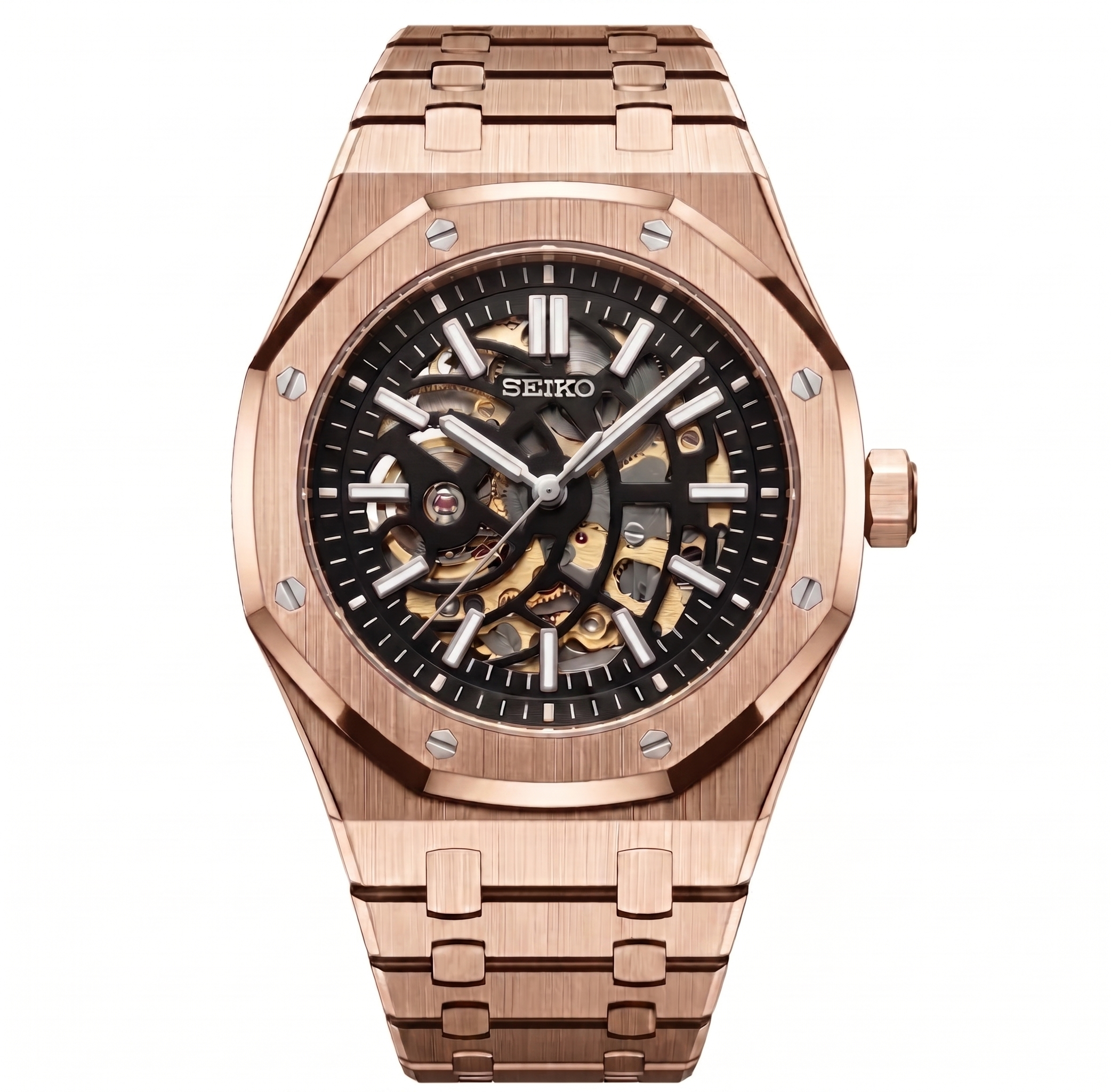 Royal Seikoak | Rose Gold Skeleton