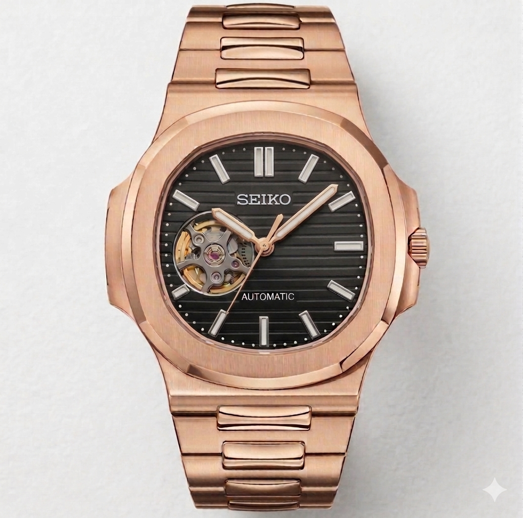 Nautiko | Black - Rose Gold