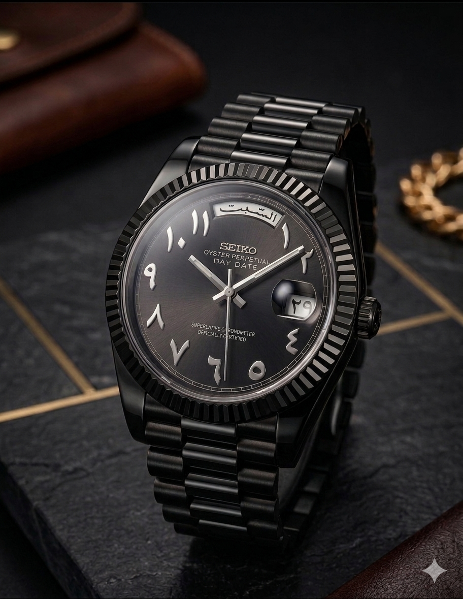 DayDate | Triple Black