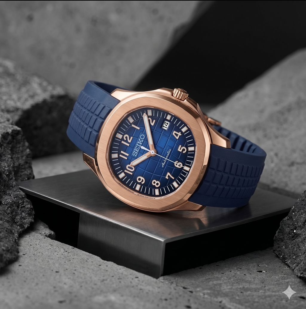 Seikonaut | Blue - Rose Gold
