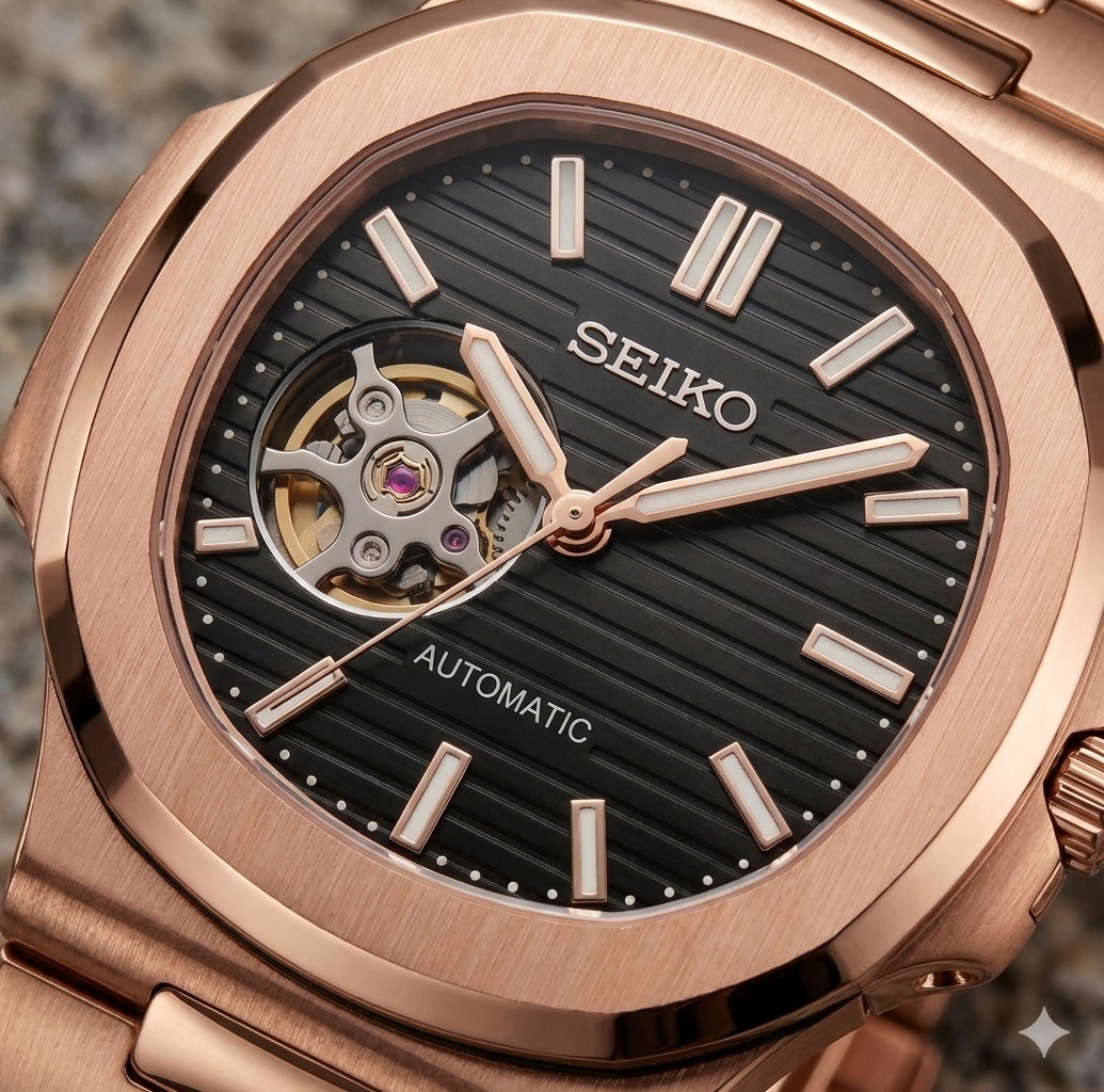 Nautiko | Black - Rose Gold