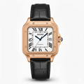 Santeiko | Rose Gold - Black Leather