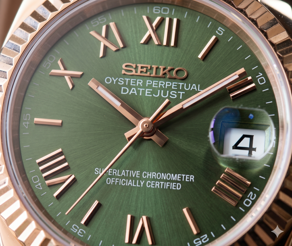 Seikojust | Olive - Rose Gold