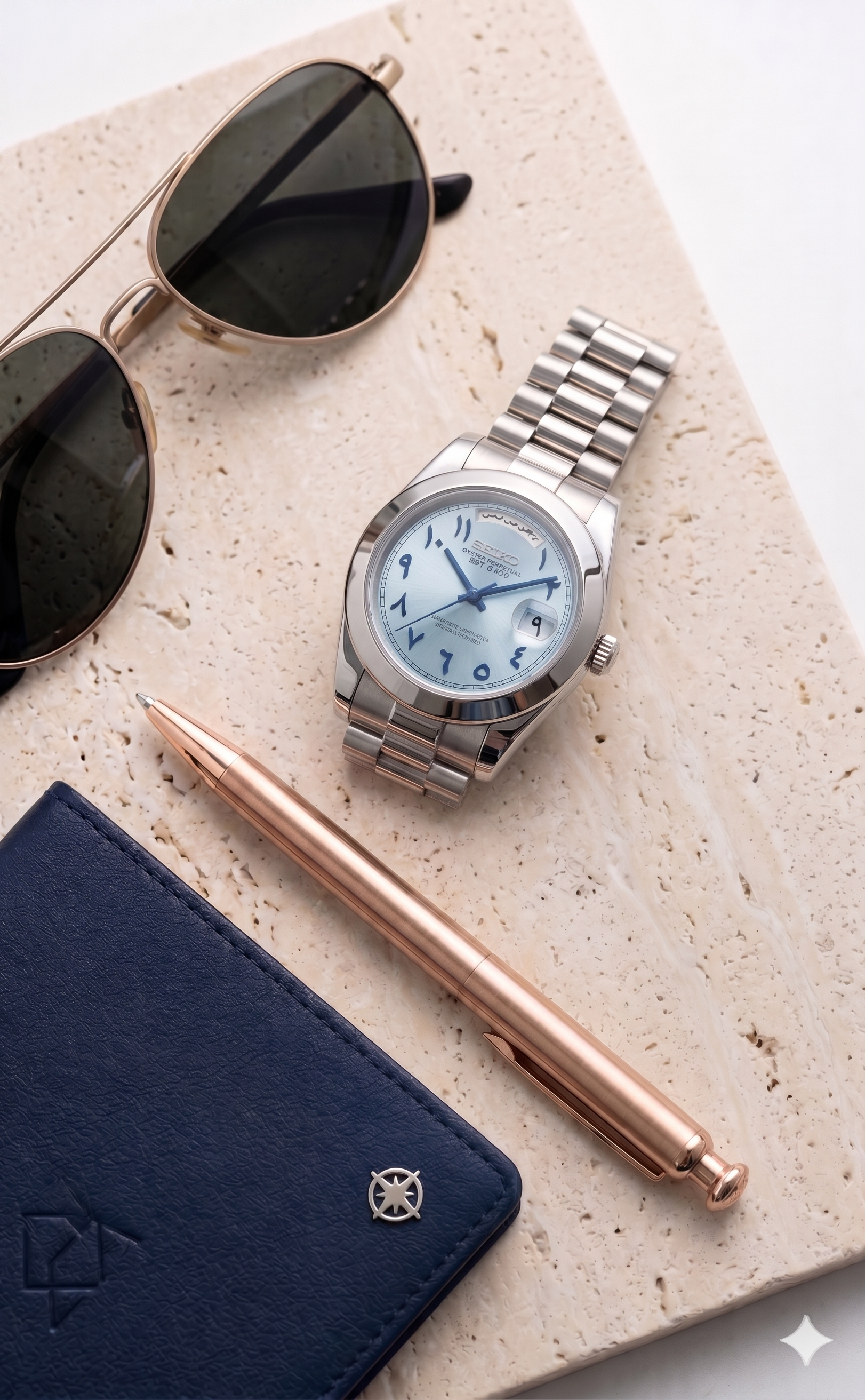 DayDate | Arabic Ice Blue