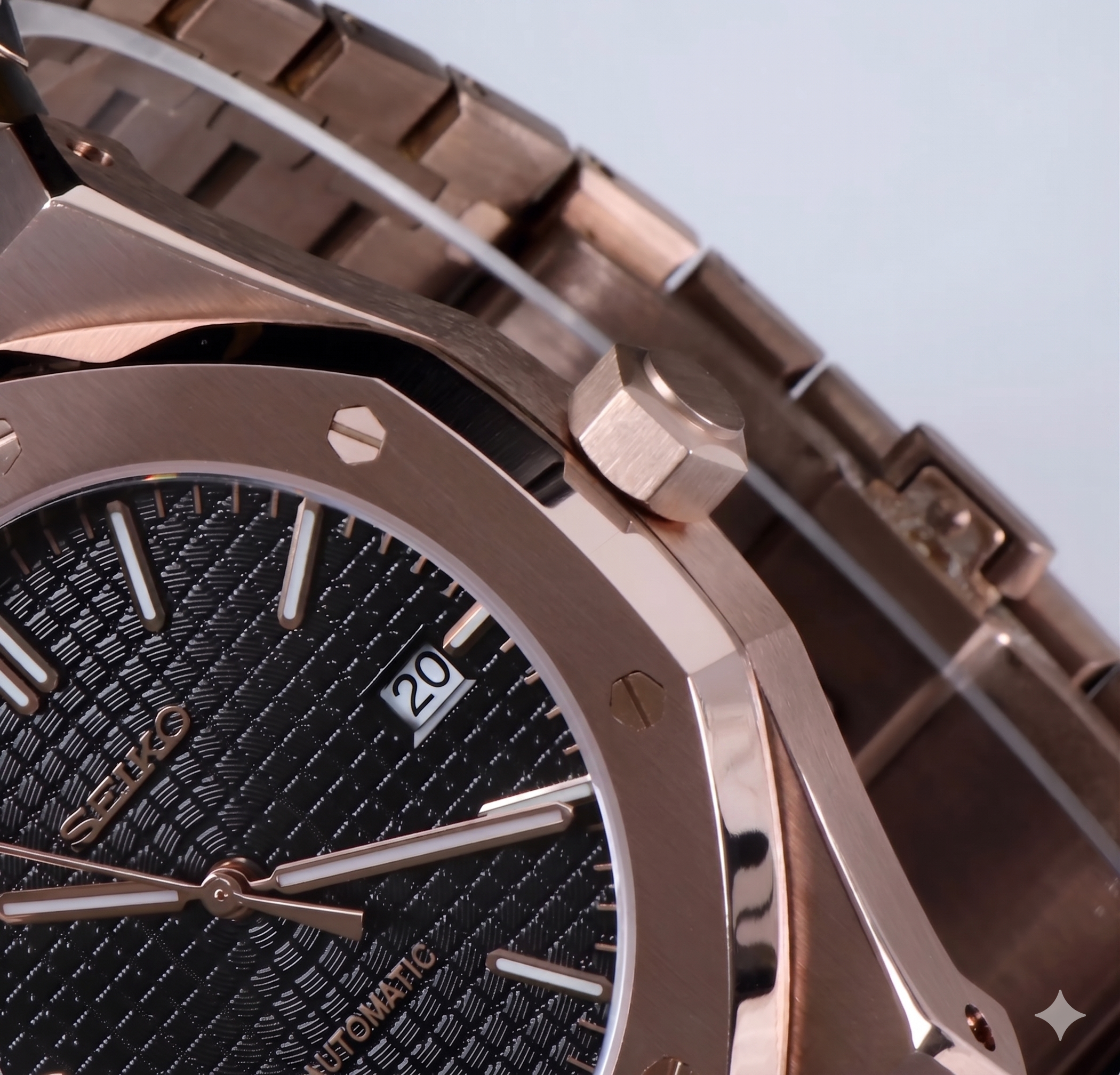 Royal Seikoak | Black - Rose Gold