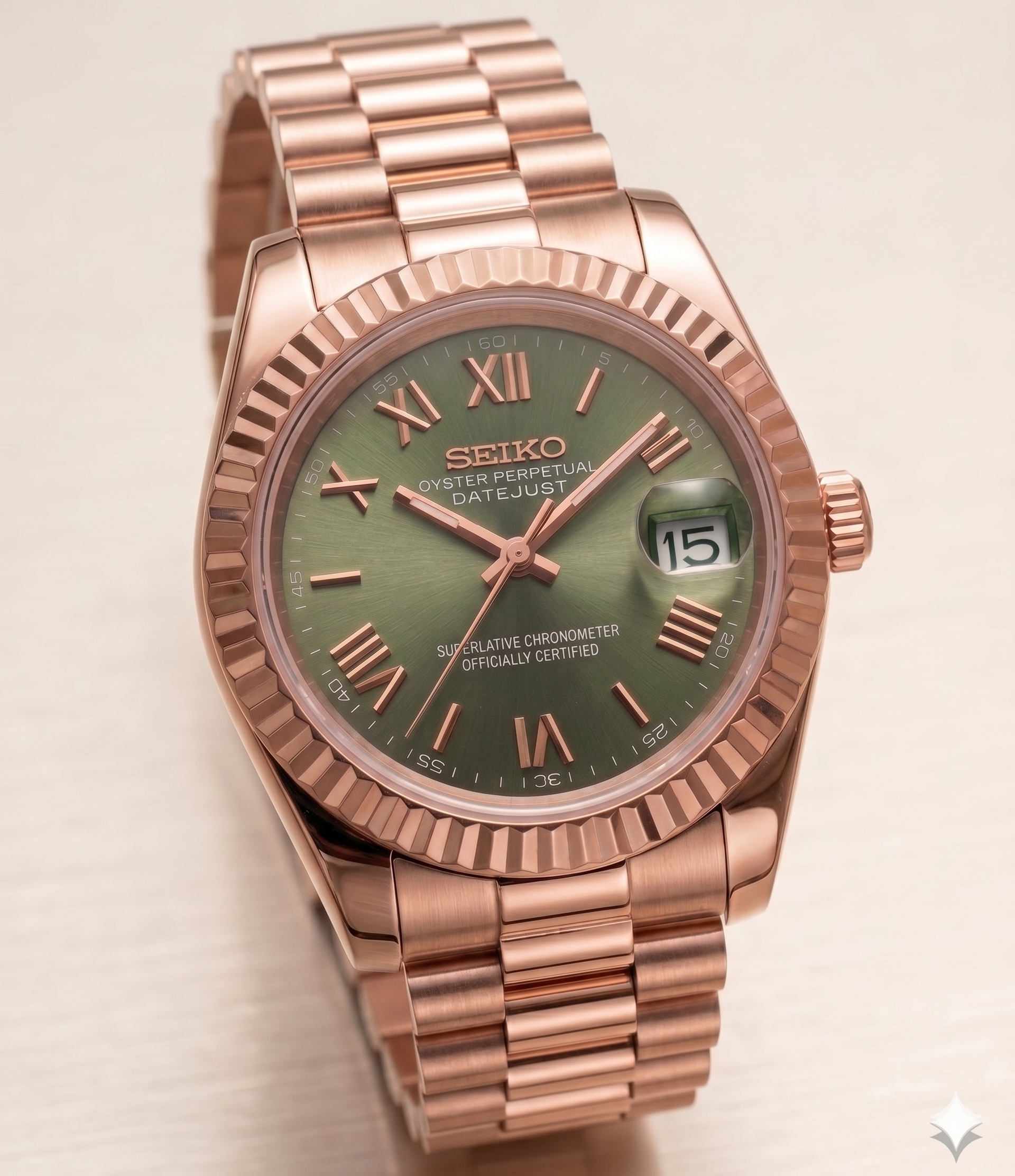 Seikojust | Olive - Rose Gold