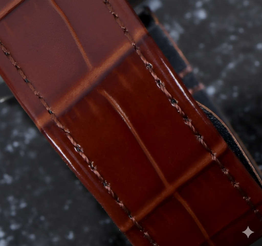 Santeiko | Gold - Brown Leather