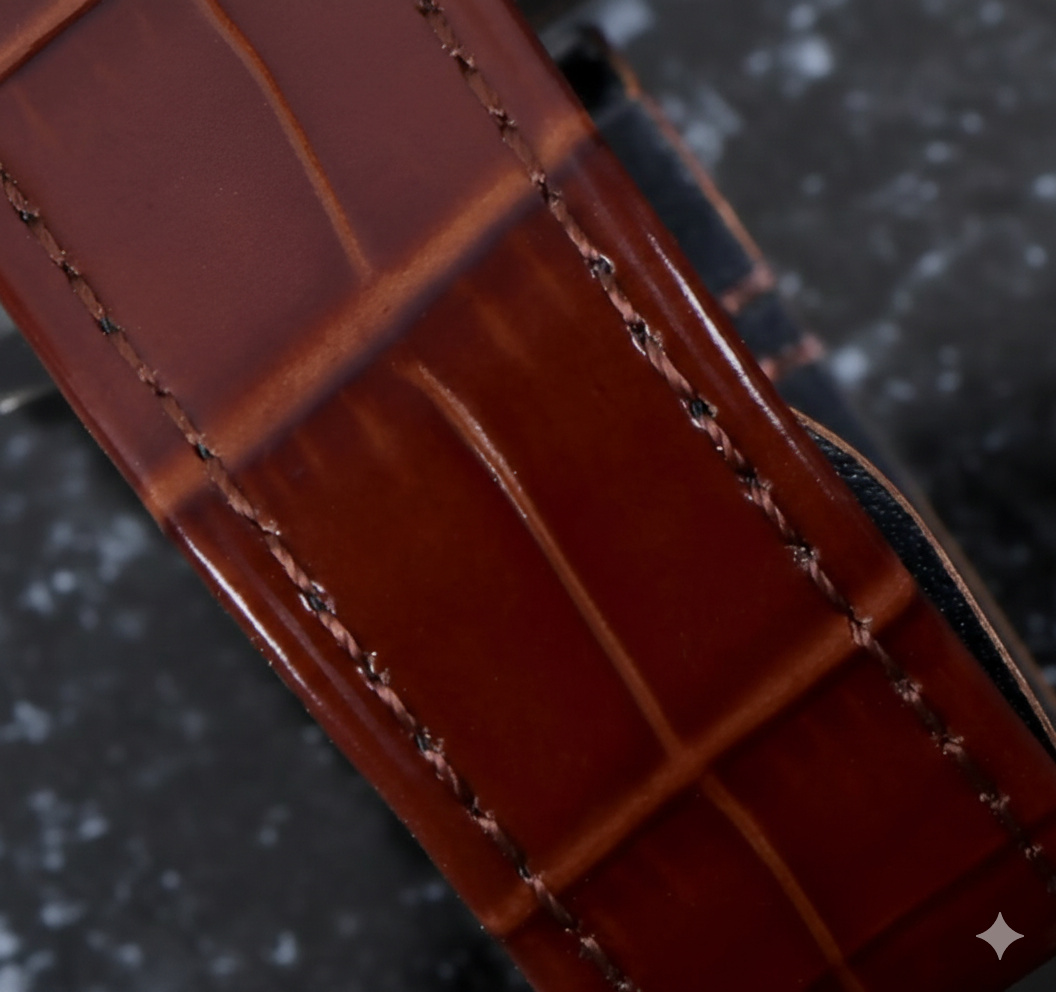 Santeiko | Gold - Brown Leather