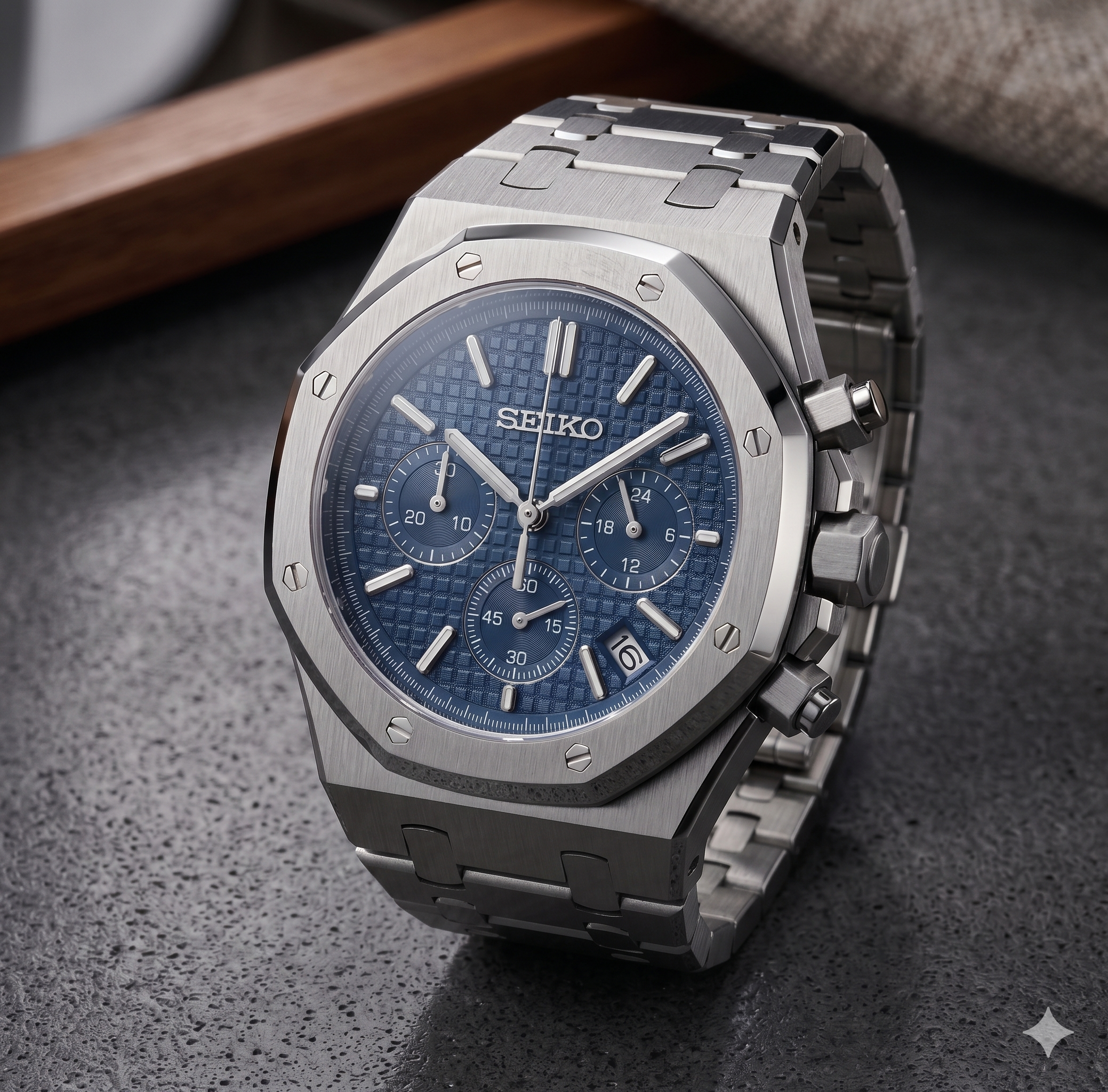 Royal Seikoak | Blue Chronograph