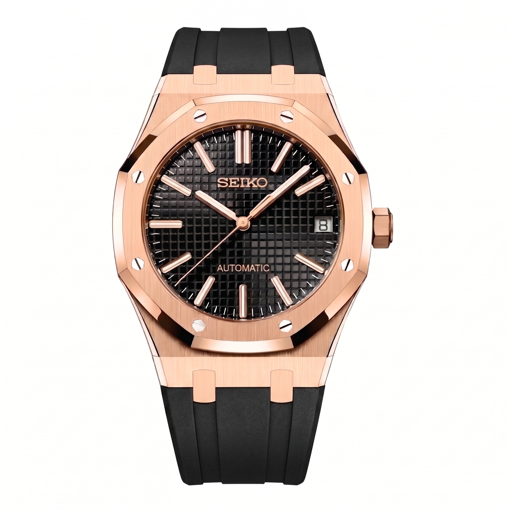 Royal Seikoak | Black - Rose Gold