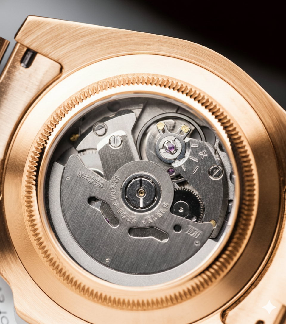 Seikojust | Olive - Rose Gold