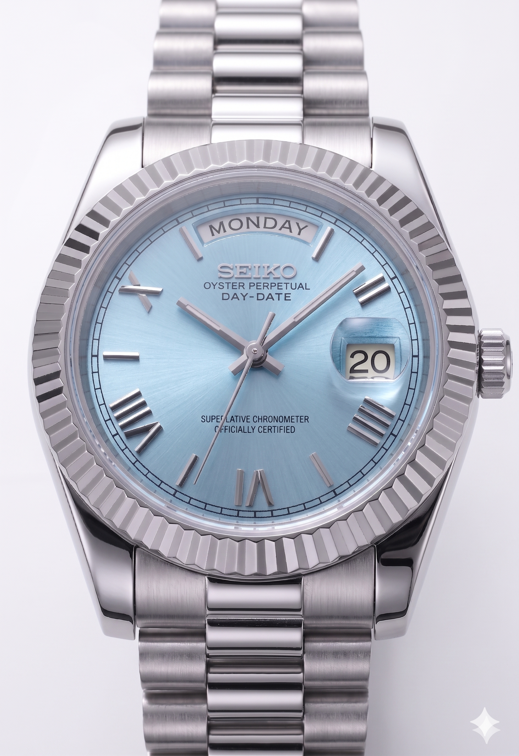 DayDate | Roman Ice Blue