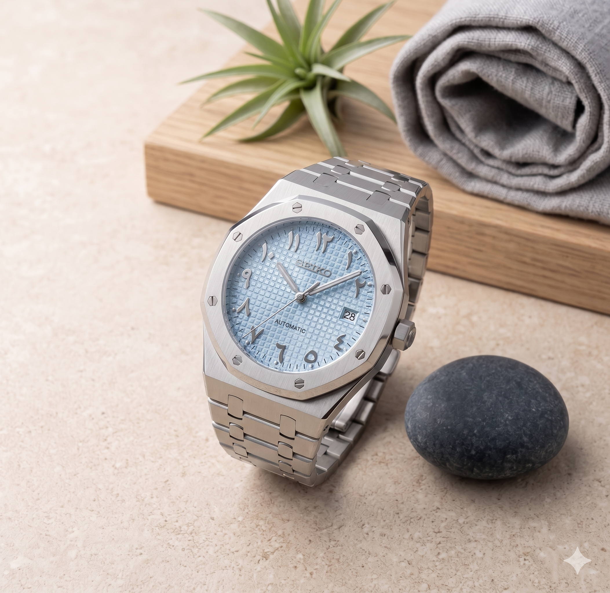 Royal Seikoak | Arabic Ice Blue