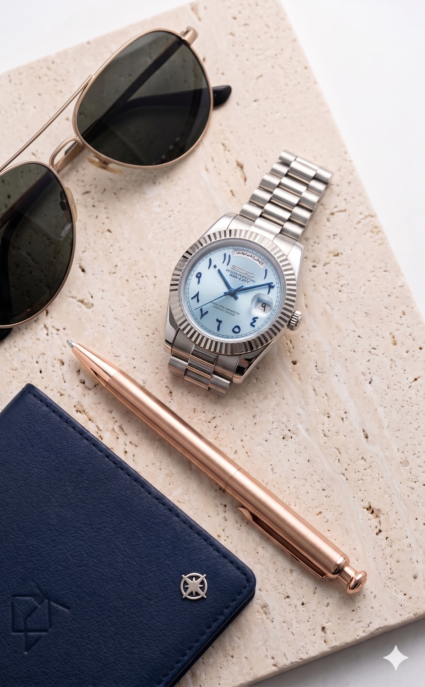 DayDate | Arabic Ice Blue