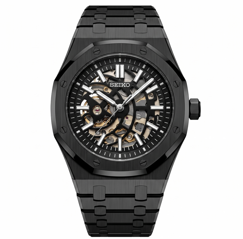 Royal Seikoak | Black Skeleton