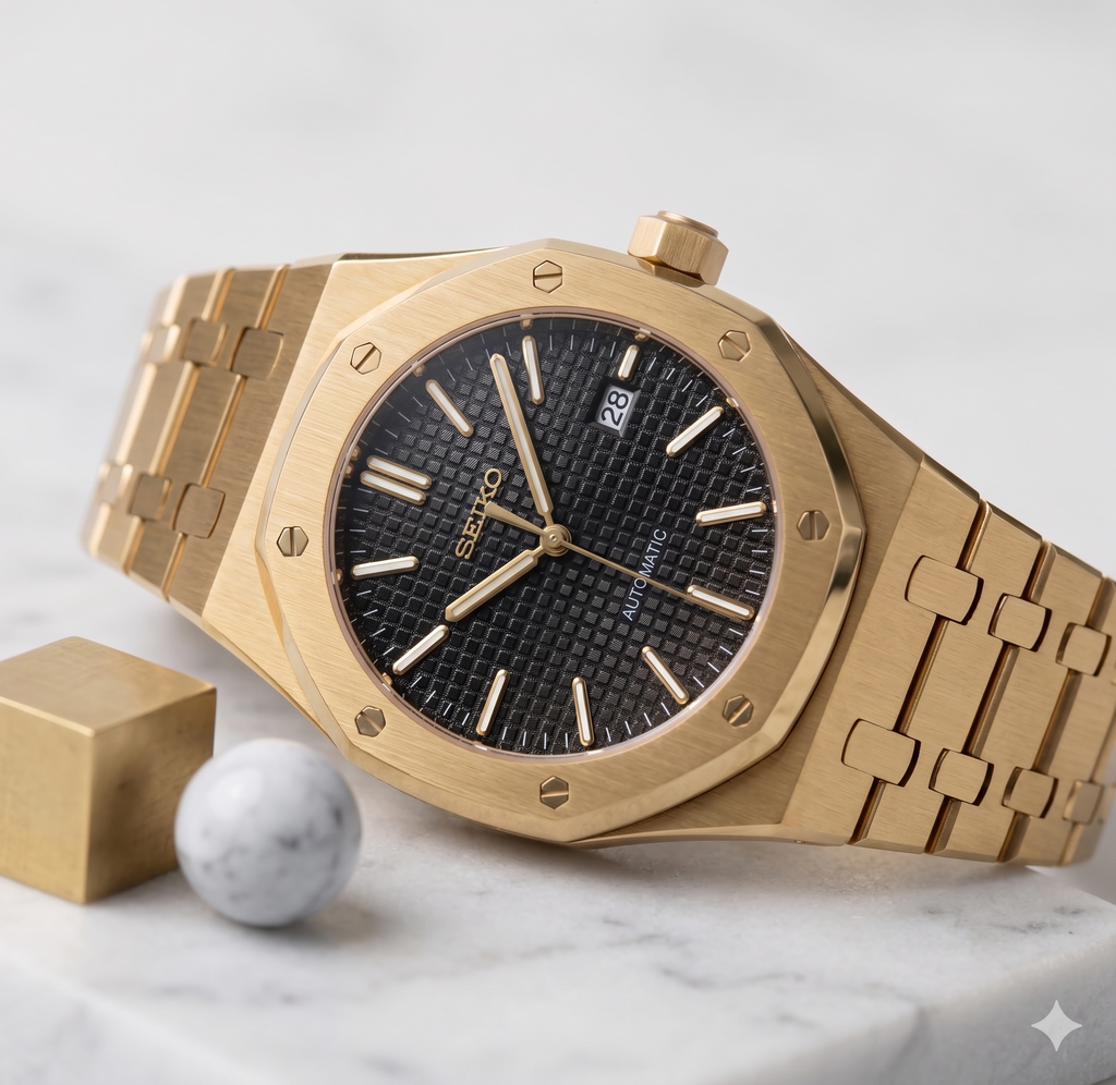 Royal Seikoak | Brushed Yellow Gold