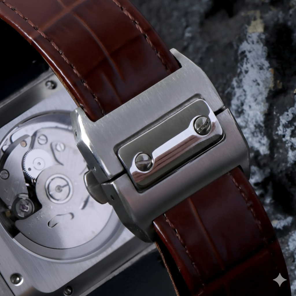 Santeiko | Gold - Brown Leather
