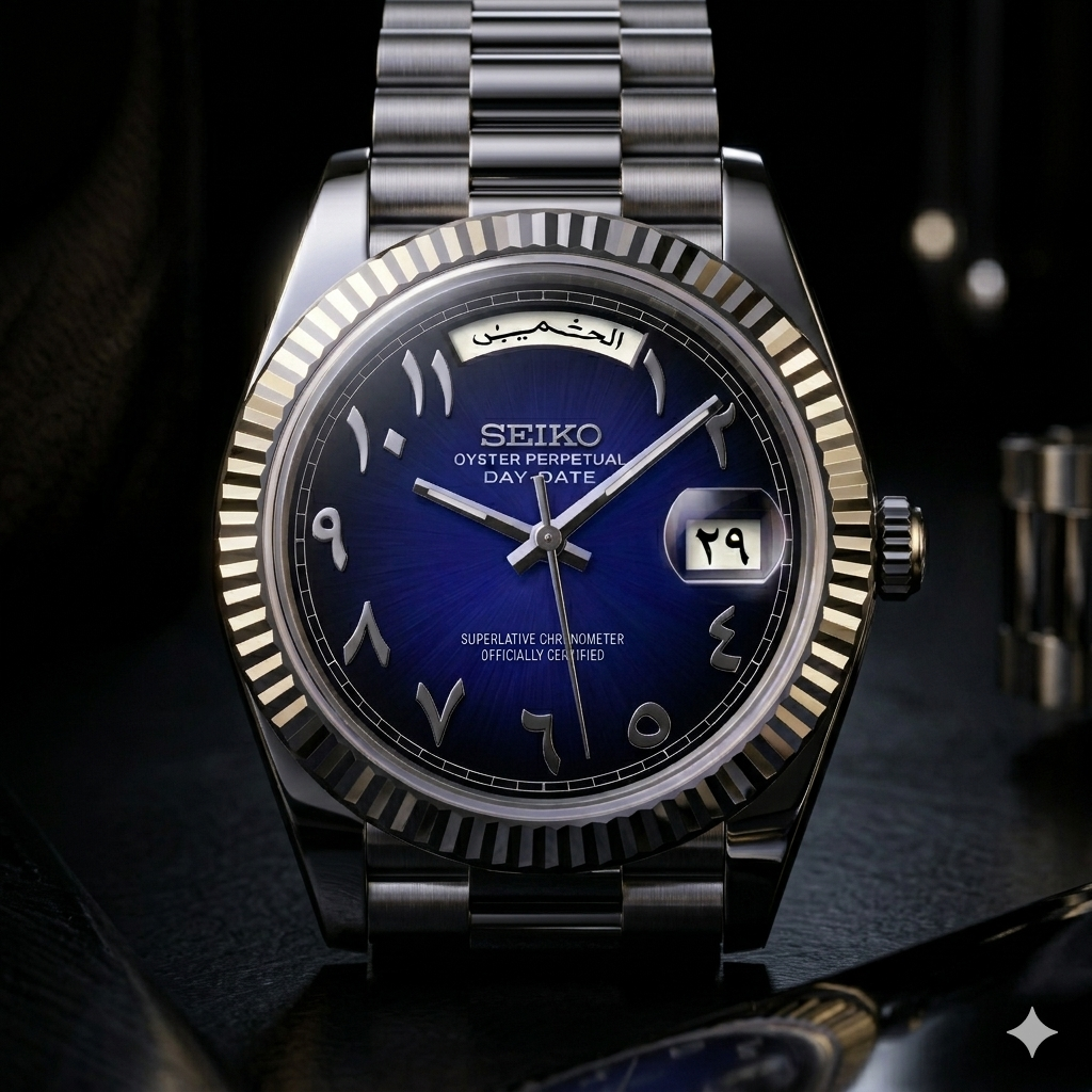 DayDate | Arabic Blue