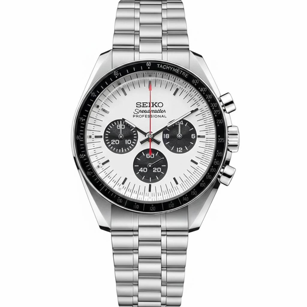 Speedseiko | White (Gulf Orange)
