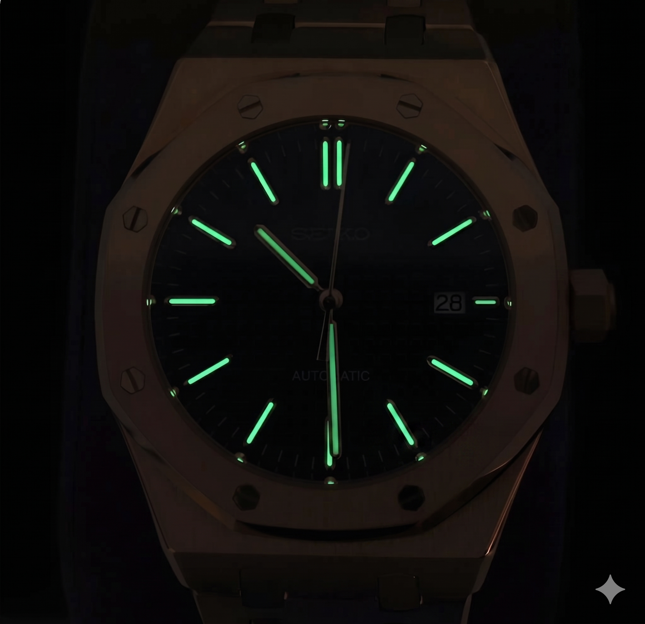 Royal Seikoak | Black - Rose Gold