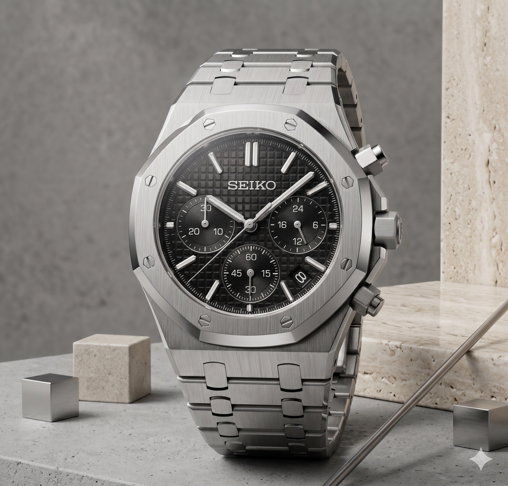 Royal Seikoak | Black Chronograph