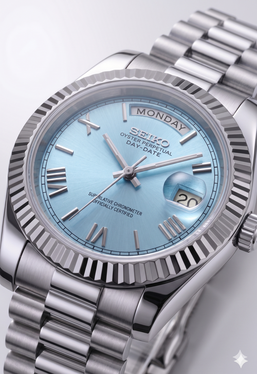 DayDate | Roman Ice Blue