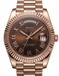 DayDate | Roman Chocolate - Rose Gold