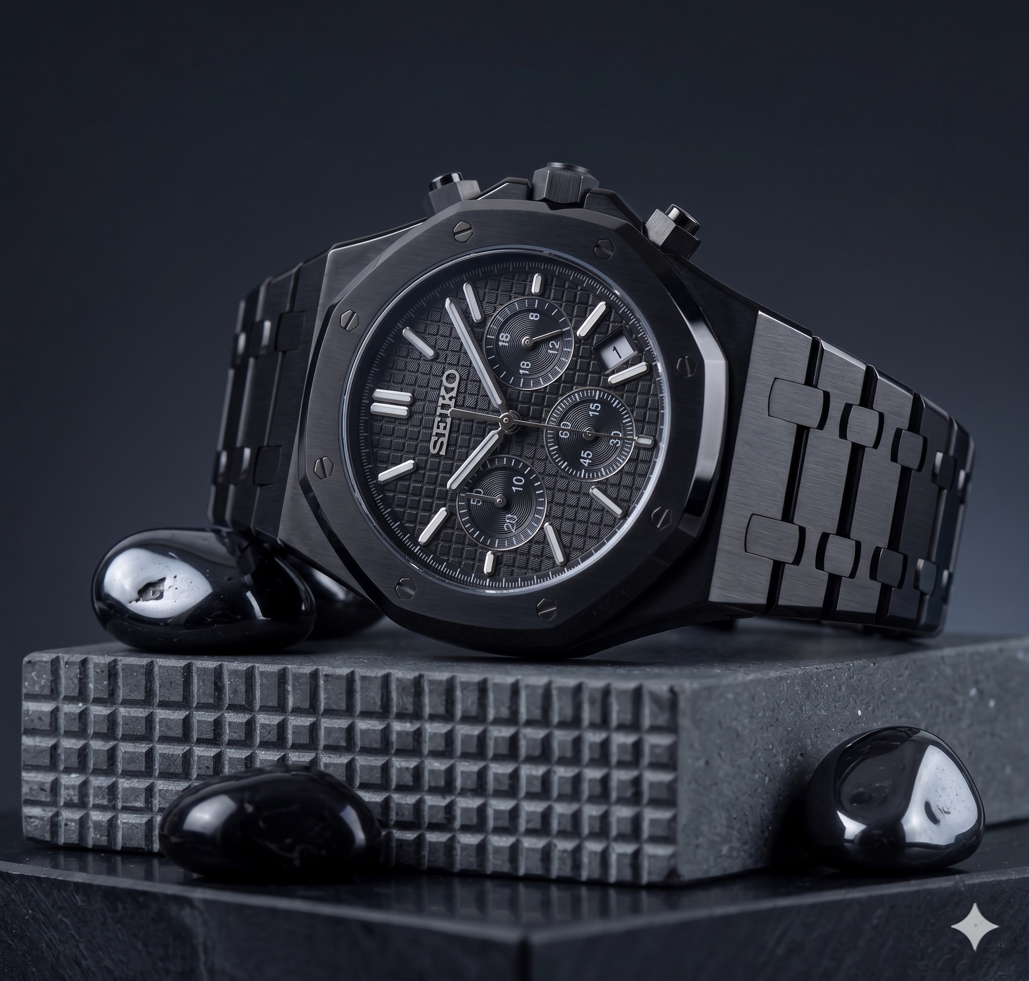 Royal Seikoak | Triple Black Chronograph