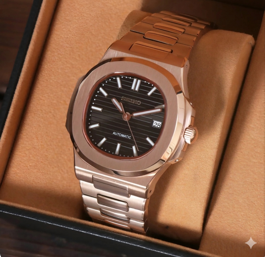 Nautiko | Black - Rose Gold