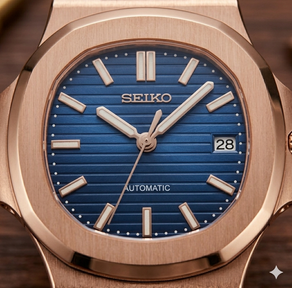 Nautiko | Navy - Rose Gold