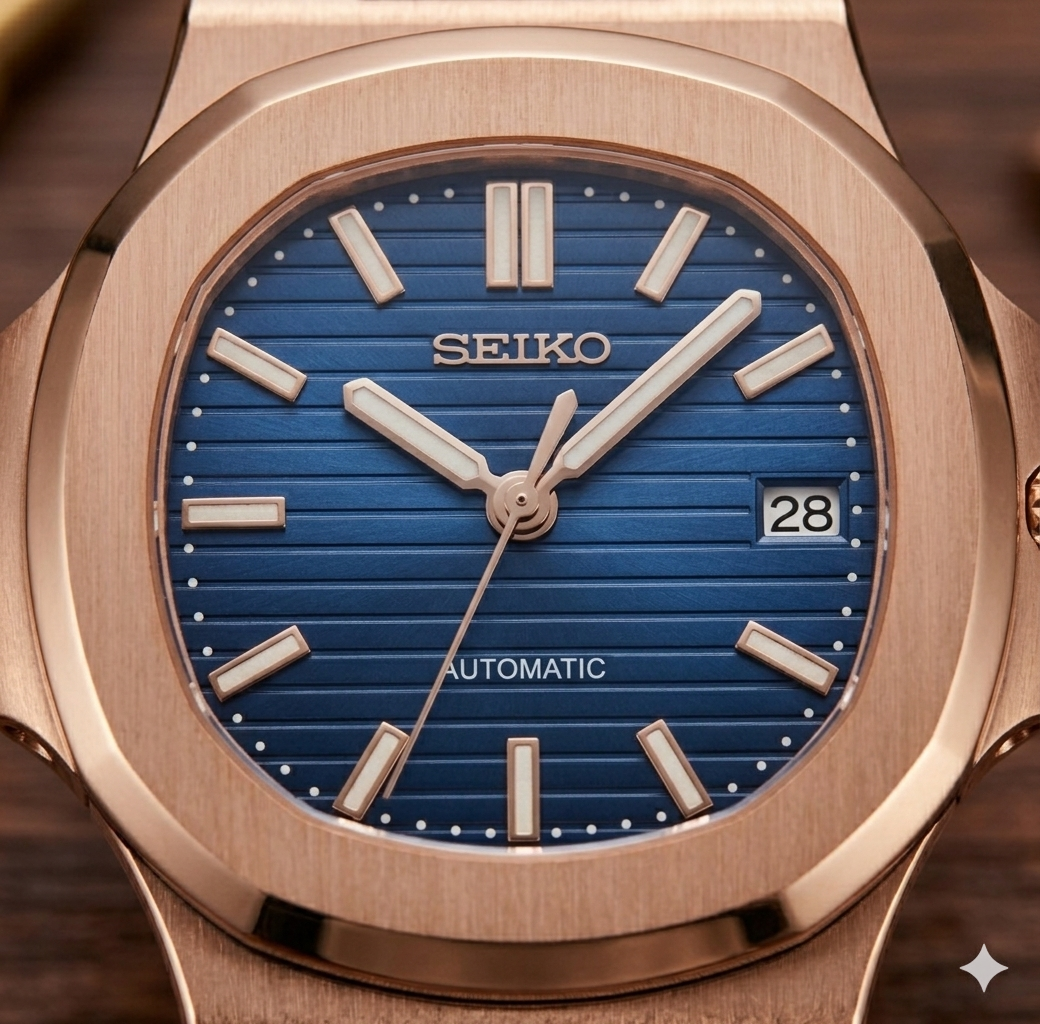 Nautiko | Navy - Rose Gold