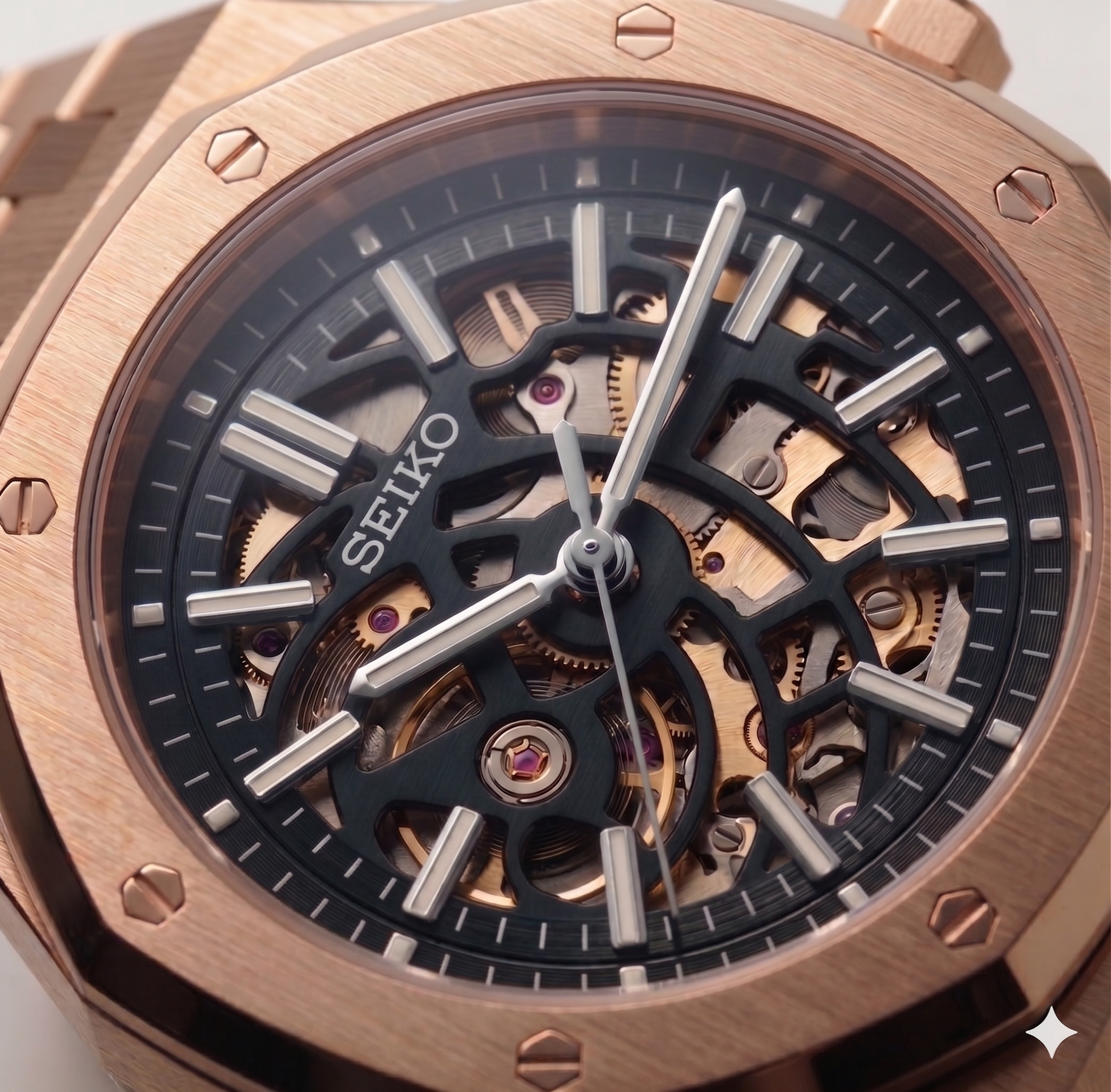 Royal Seikoak | Rose Gold Skeleton
