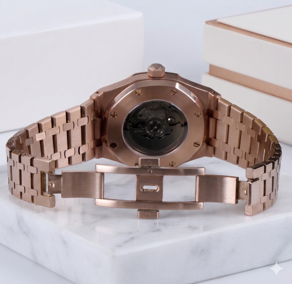 Royal Seikoak | Rose Gold Skeleton