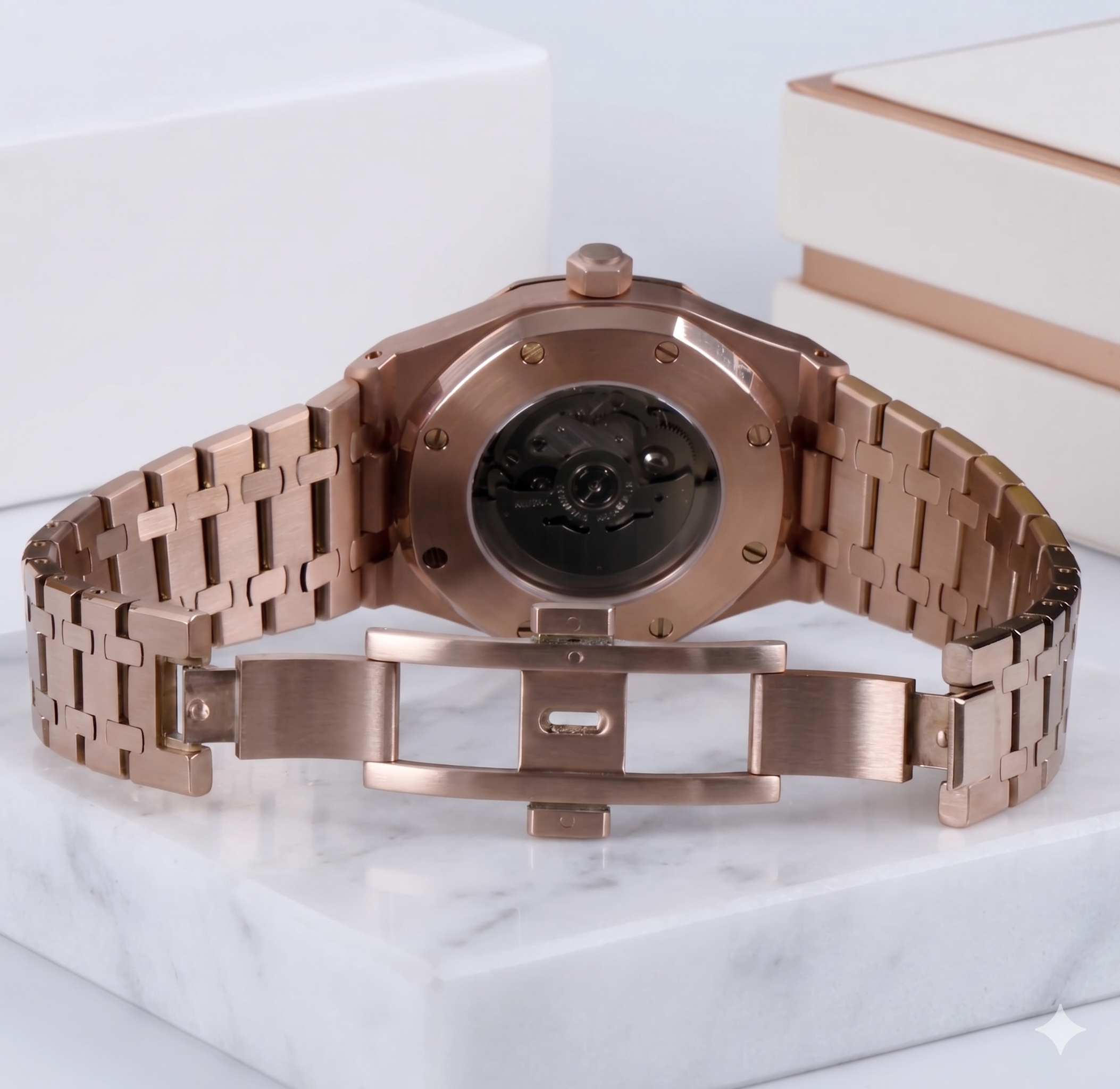 Royal Seikoak | Rose Gold Skeleton